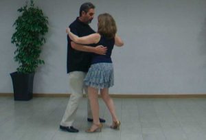 Pasodoble Lateral sobre la línea de baile