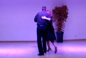 Tango argentino Ganchos a izquierda y derecha