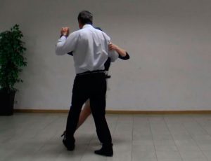 Tango argentino Ochos con sacada