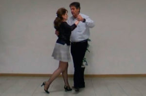 Samba Giro Inverso en cuartos