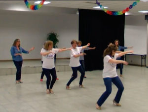 Baile en grupo Despacito