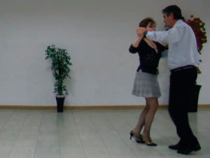 Milonga traspiés con doble cruce