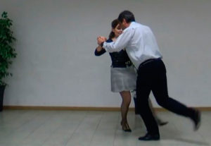 Milonga traspiés con doble cruce