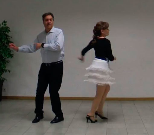 Rock and Roll Toque en la espalda