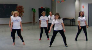 Baile en grupo meneito Vals