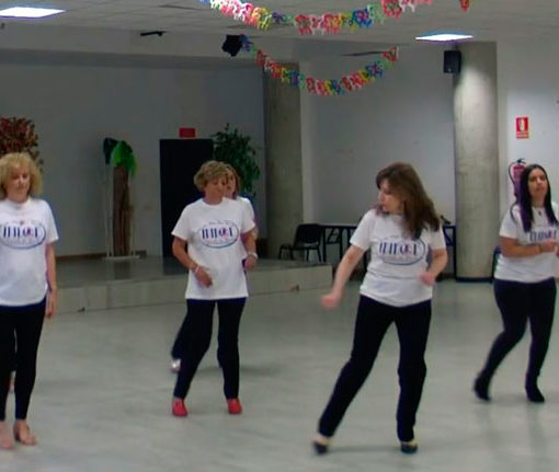 Baile en grupo Meneito Honky Tonk Twist