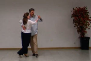 Kizomba Salida con medio giro