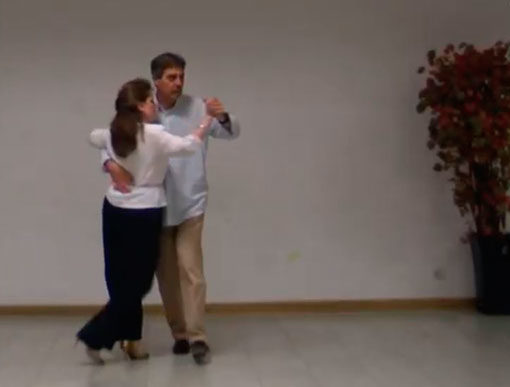 Kizomba Salida con medio giro